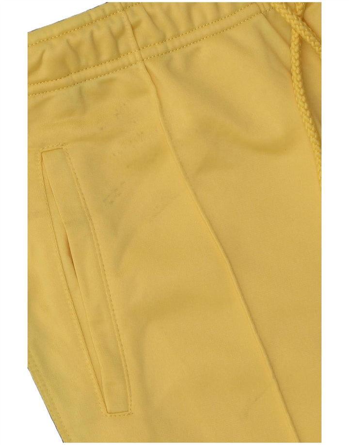 ARENA Mens Graphic Tracksuit Trousers Medium  Yellow Colourblock Polyester