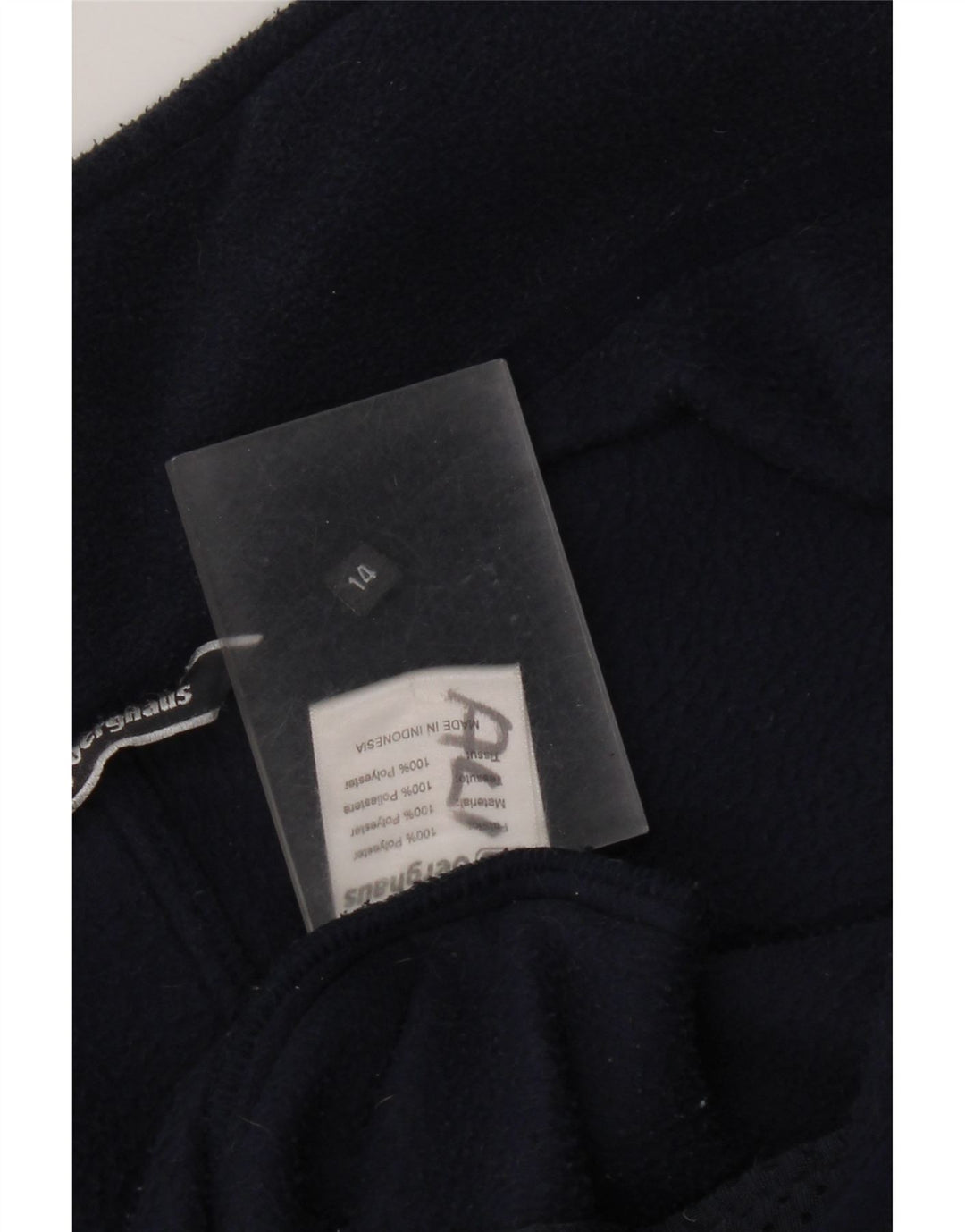 Berghaus Womens Fleece Jacket UK 14 Large Navy Blue Polyester