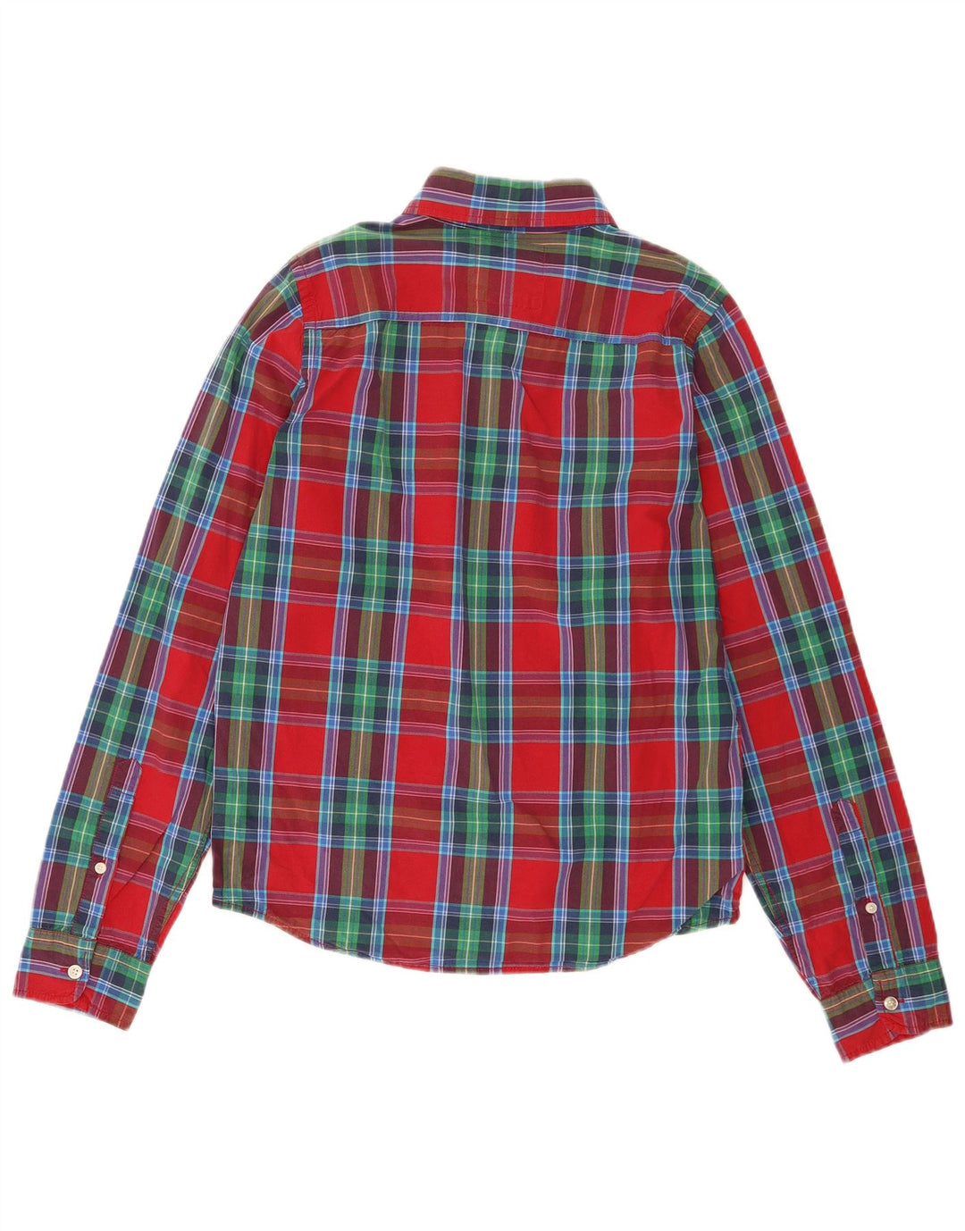Hollister Mens Shirt Medium Red Check