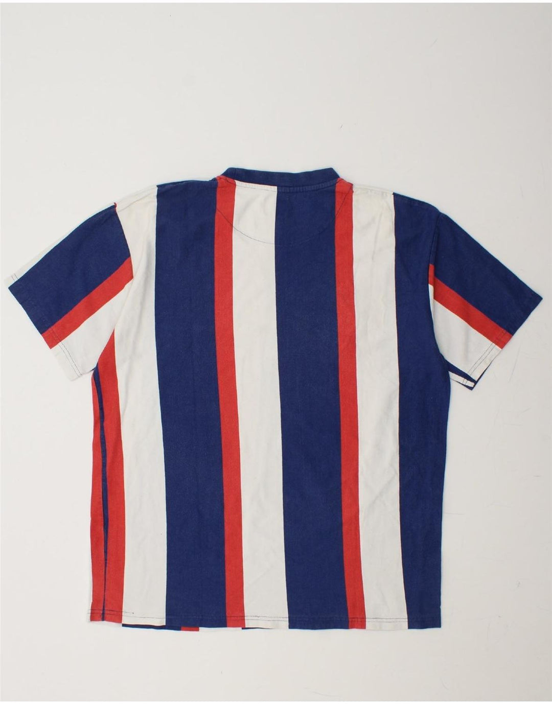KARL KANI Mens Graphic T-Shirt Top XL Multicoloured Striped Vintage Karl Kani and Second-Hand Karl Kani from Messina Hembry 