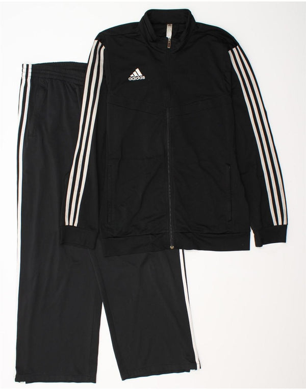 Adidas Mens Full Tracksuit Large  Black Polyester