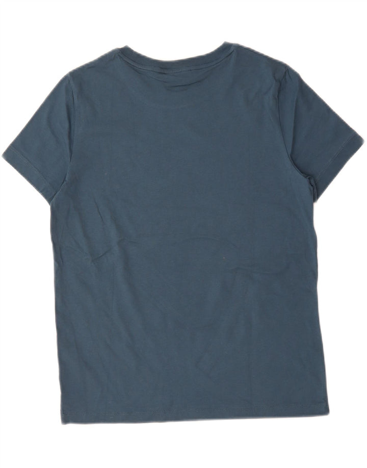 Calvin Klein Mens Graphic T-Shirt Top Medium Navy Blue Cotton