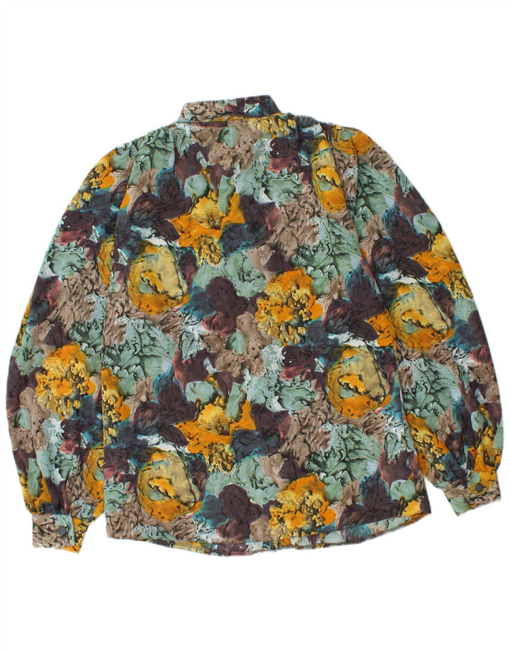 CANDA Womens Abstract Pattern Shirt Blouse EU 38 Medium Multicoloured