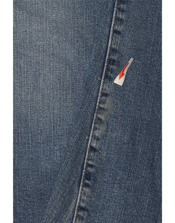 Levi's Womens 504 Slouch Flared Jeans US 5 Medium W28 L32 Blue Cotton
