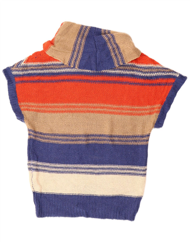 Oasis Womens Oversized Shawl Neck Jumper Sweater UK 10 Small Multicoloured
