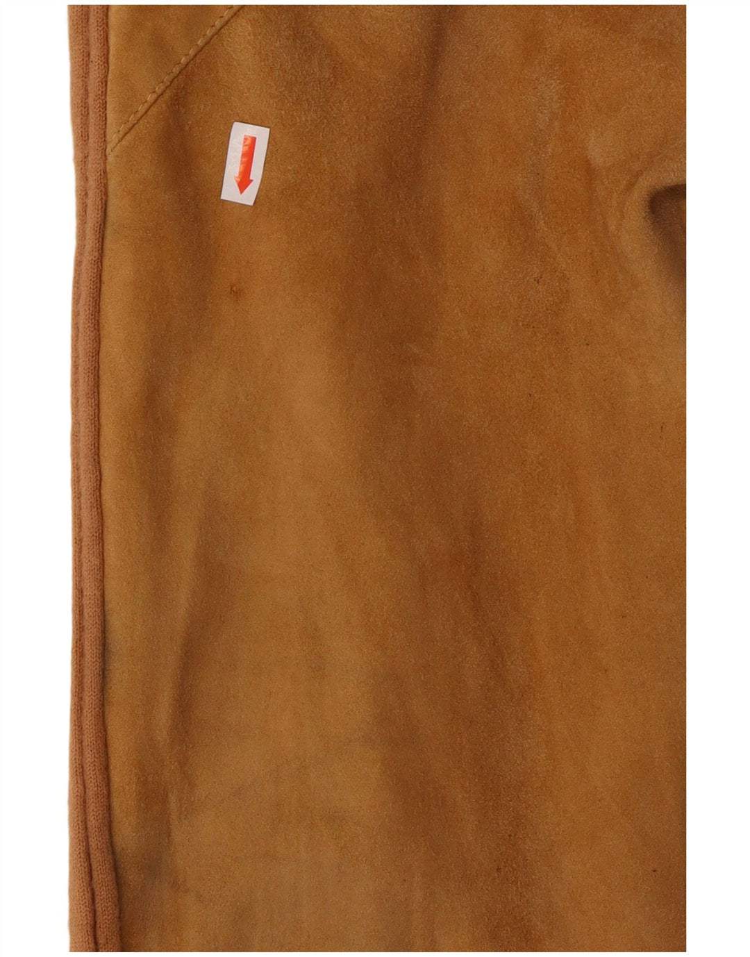 Vintage Mens Suede Bomber Jacket UK 42 XL Brown Leather