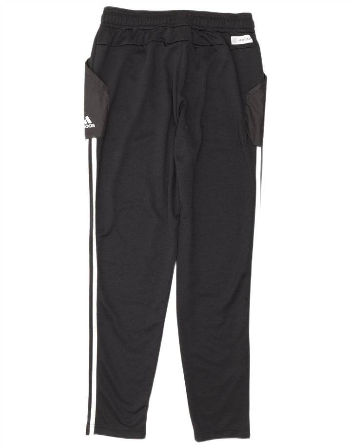 Adidas Mens Aeroready Tracksuit Trousers Medium Black Colourblock Polyester