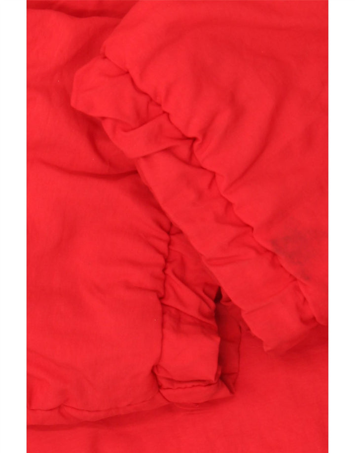 BRUGI Mens Padded Jacket IT 50 Large Red Polyamide