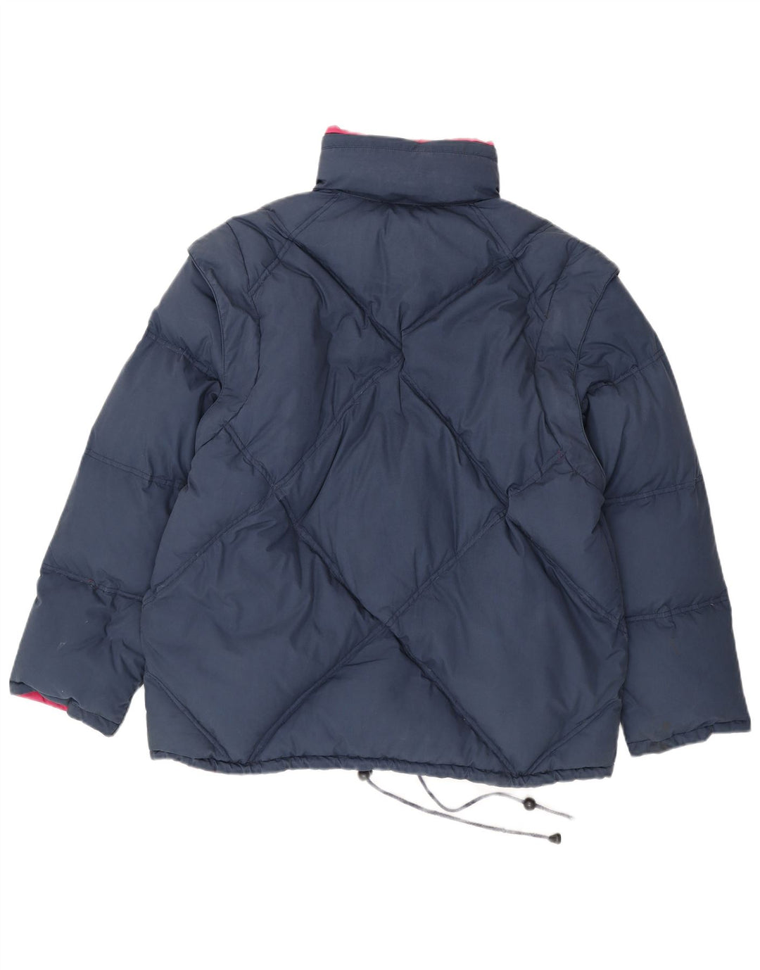 Lotto Mens Reversible Padded Jacket UK 36 Small Navy Blue Polyester