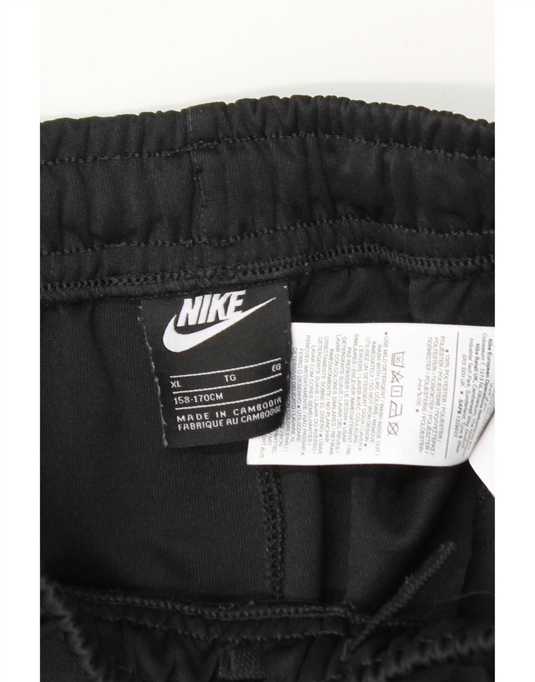Nike Boys Sport Shorts 13-14 Years XL Black Polyester