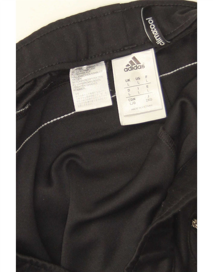 Adidas Mens Climacool Tracksuit Trousers Large  Black Colourblock Polyester