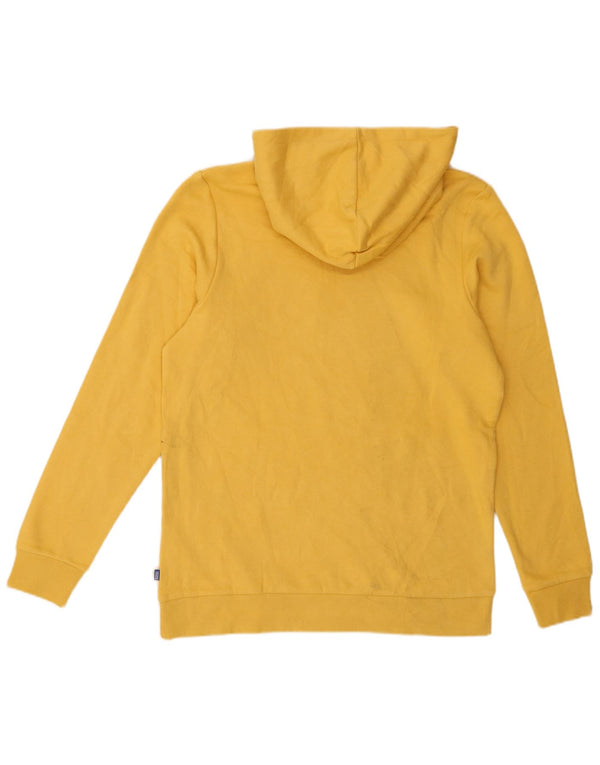 Jack & Jones Boys Graphic Hoodie Jumper 15-16 Years Yellow Cotton