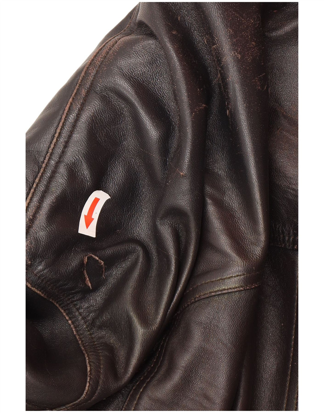 Vintage Mens Leather Jacket UK 44 2XL Black Leather