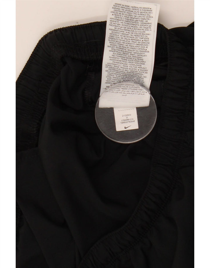 NIKE Womens Sport Shorts UK 12 Medium Black Polyester