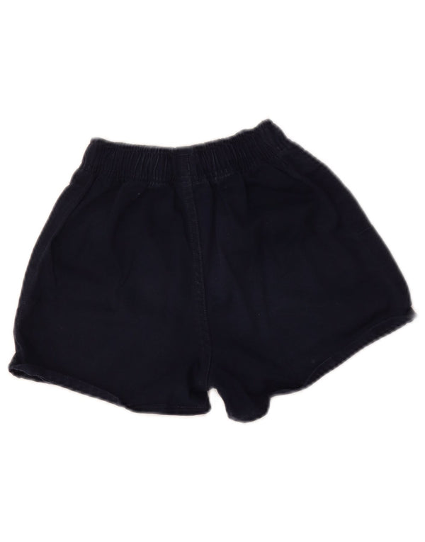 Canterbury Girls Casual Shorts 7-8 Years W19 Navy Blue Cotton