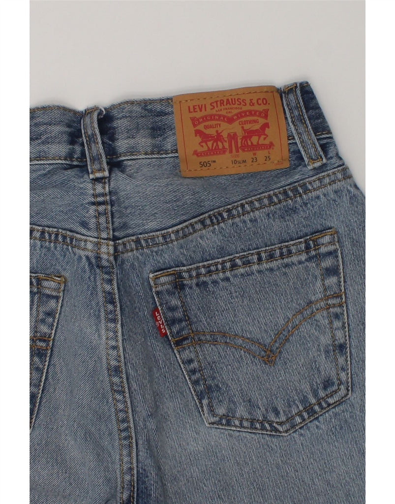 LEVI'S Boys 505 Straight Jeans 9-10 Years W23 L25 Blue Cotton | Vintage Levi's | Thrift | Second-Hand Levi's | Used Clothing | Messina Hembry 