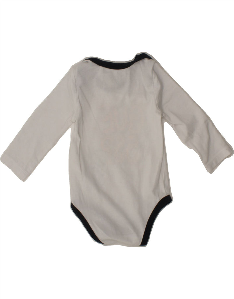 GUESS Baby Girls Graphic Bodysuit 0-3 Months White Cotton Vintage Guess and Second-Hand Guess from Messina Hembry 