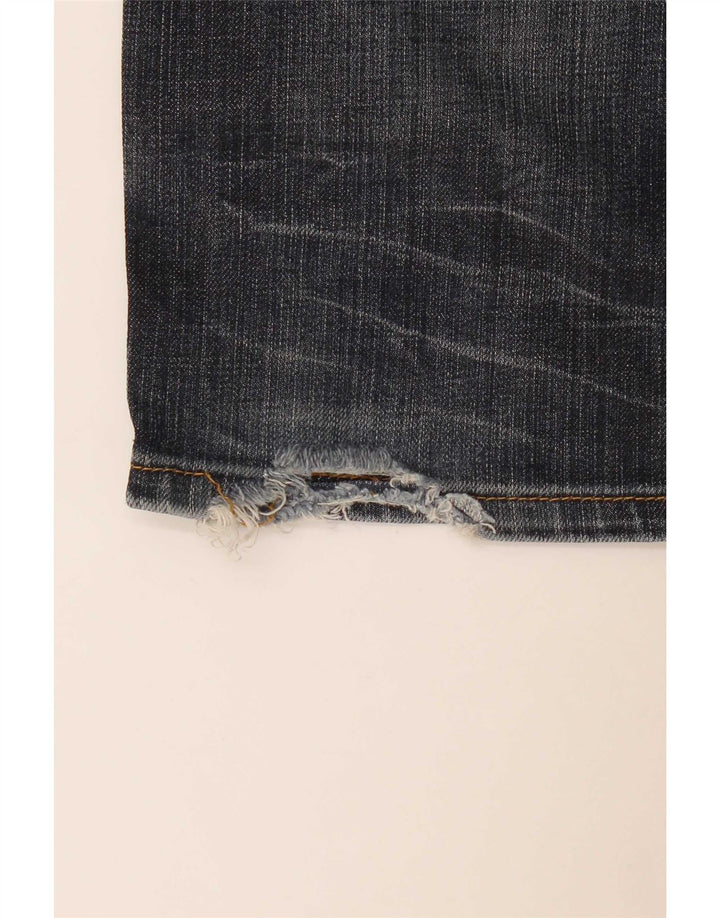 Levi's Womens 511 Slim Jeans W33 L34 Navy Blue Cotton
