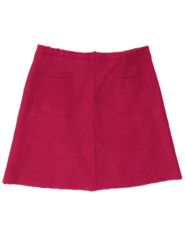 Laura Ashley Womens A-Line Skirt UK 16 Large W34  Pink Viscose