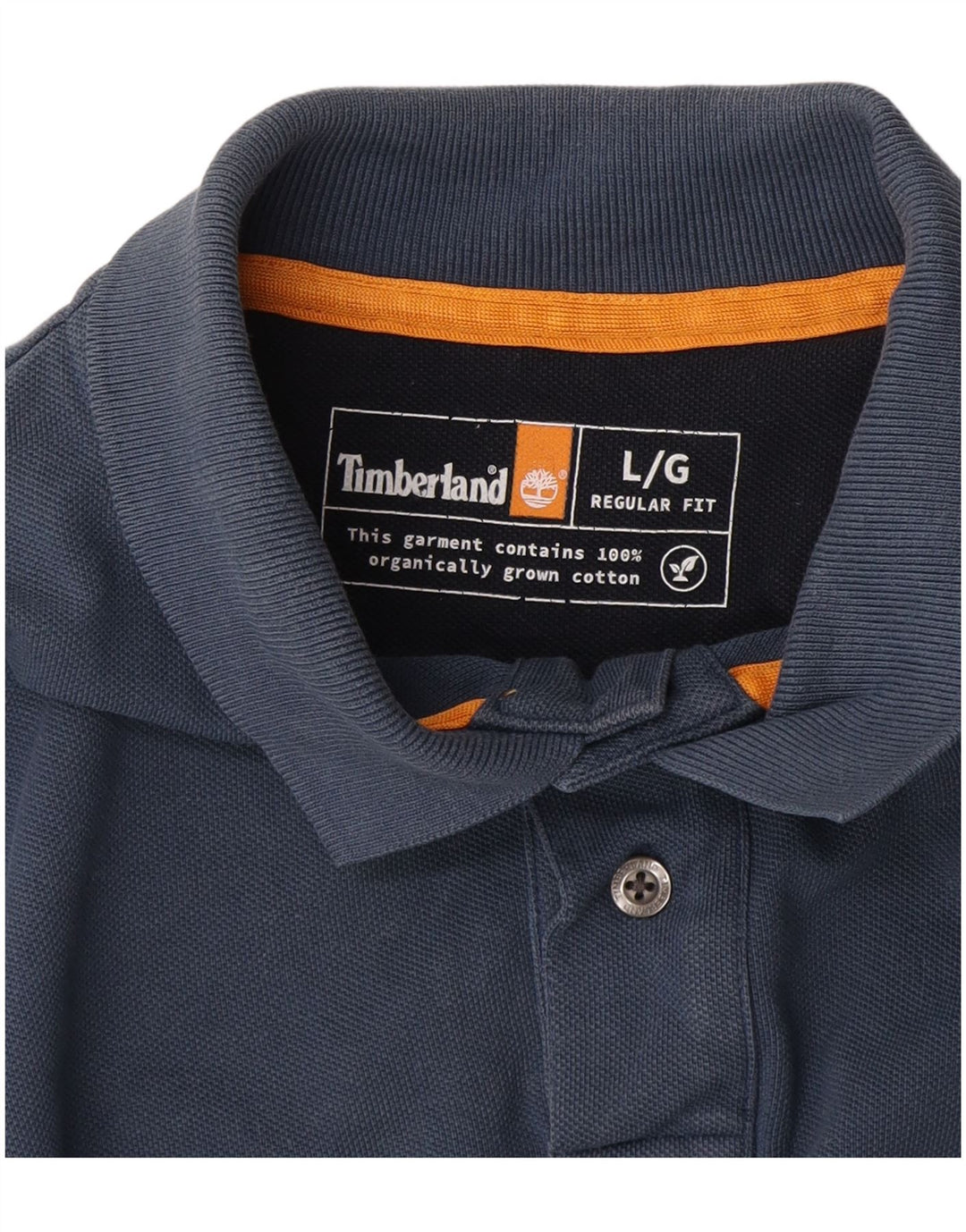 Timberland Mens Regular Fit Polo Shirt Large Navy Blue