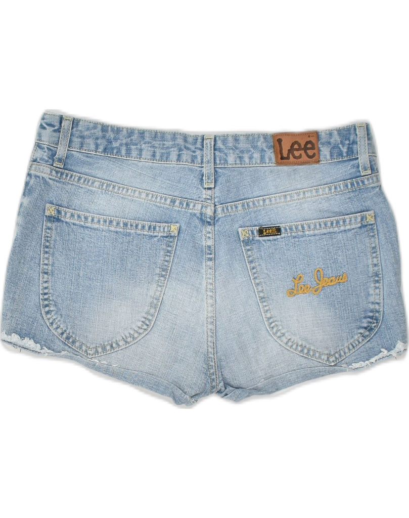 LEE Womens Denim Hot Pants W31 Medium  Blue Cotton | Vintage Lee | Thrift | Second-Hand Lee | Used Clothing | Messina Hembry 