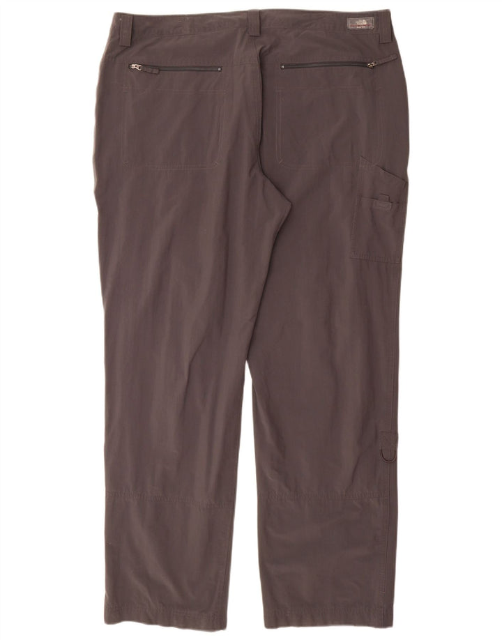 The North Face Mens Straight Cargo Trousers W38 L33 Grey Nylon