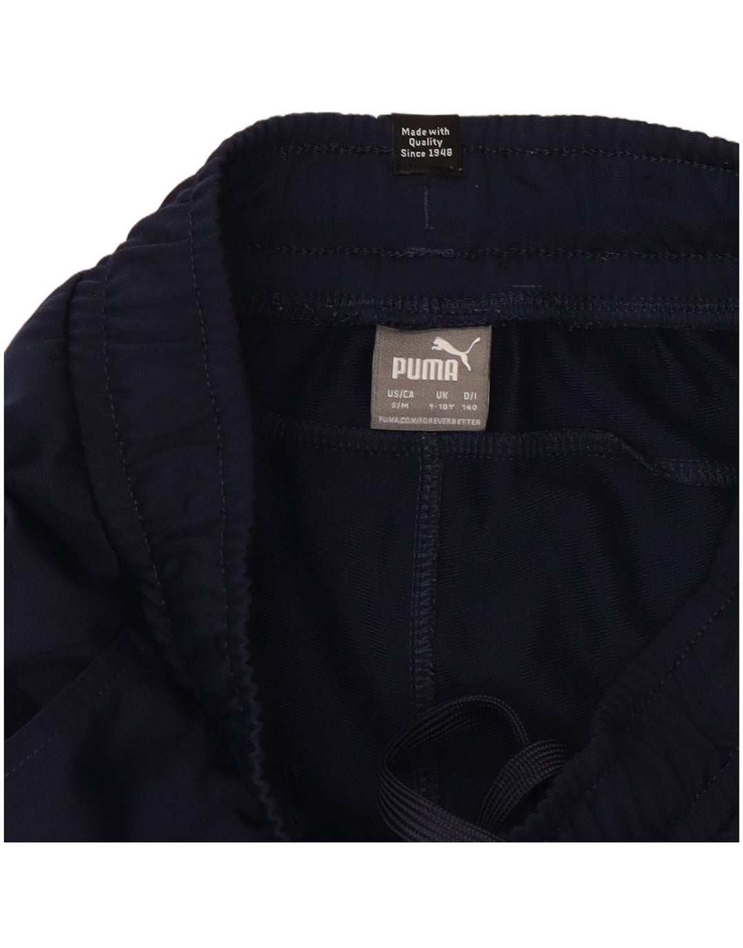 PUMA Boys Tracksuit Trousers Joggers 9-10 Years  Navy Blue Polyester