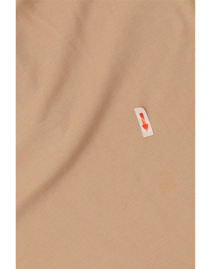 Diadora Mens Polo Shirt Small Beige Cotton