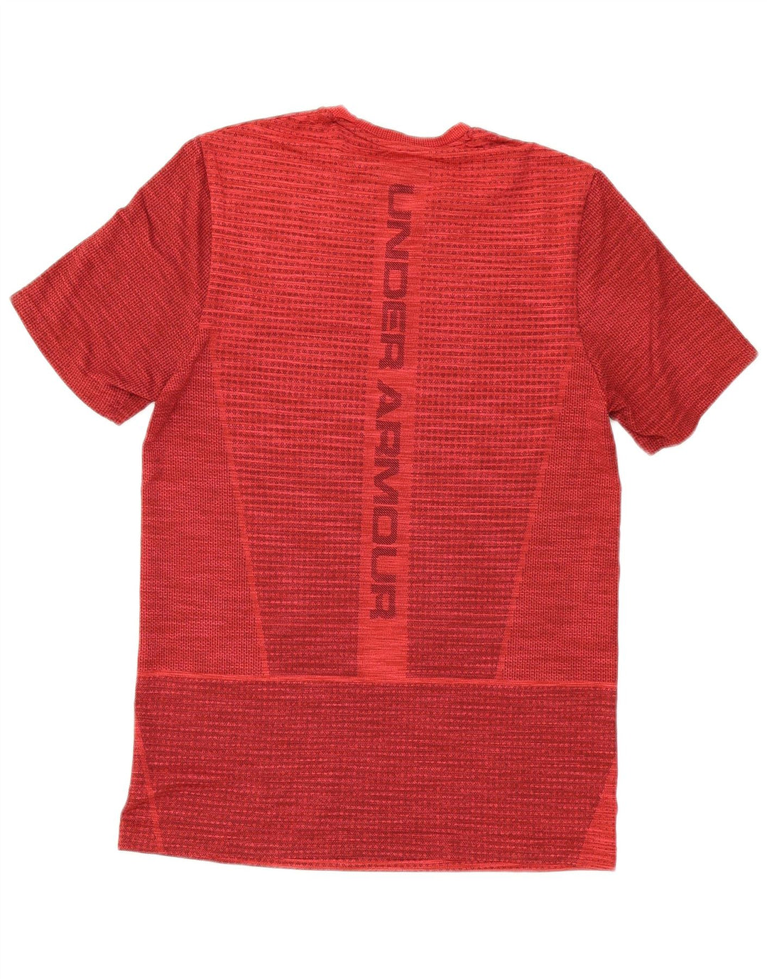 UNDER ARMOUR Mens Graphic T-Shirt Top Medium Red Flecked