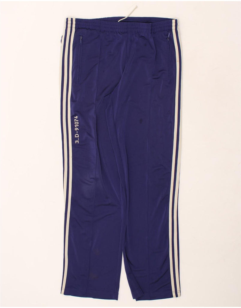 ADIDAS Mens Tracksuit Trousers Medium Navy Blue | Vintage Adidas | Thrift | Second-Hand Adidas | Used Clothing | Messina Hembry 