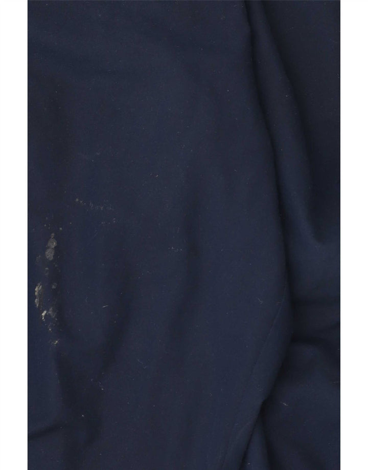 Adidas Mens Tracksuit Trousers Joggers Medium Navy Blue Polyester