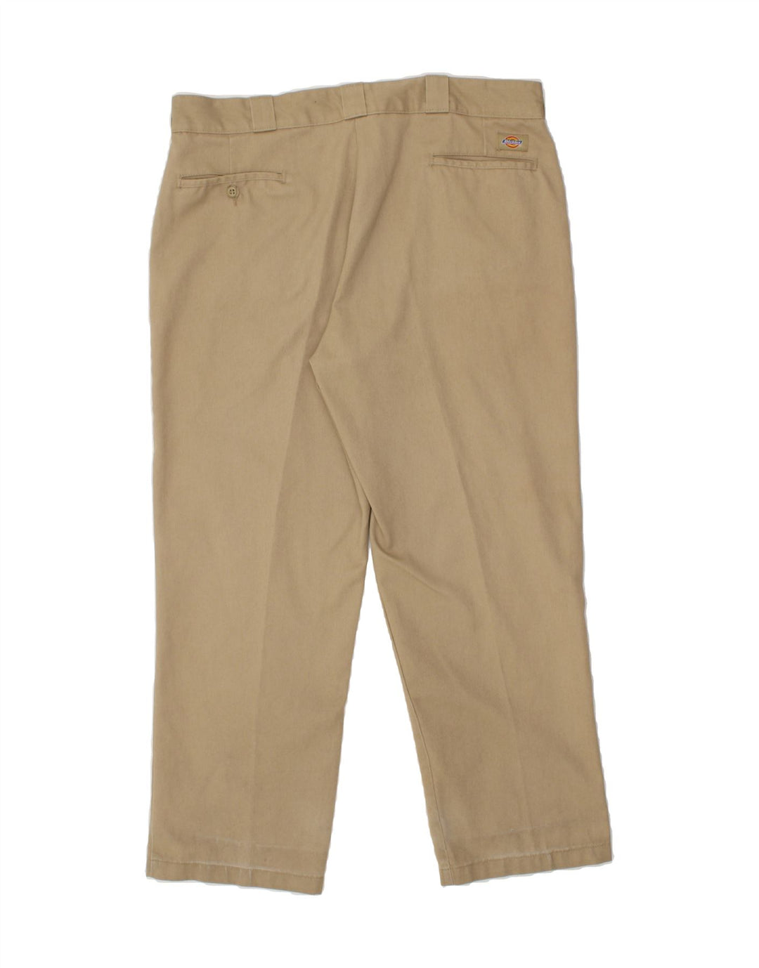 DICKIES Mens Straight Chino Trousers W38 L29 Beige Polyester Vintage Dickies and Second-Hand Dickies from Messina Hembry 