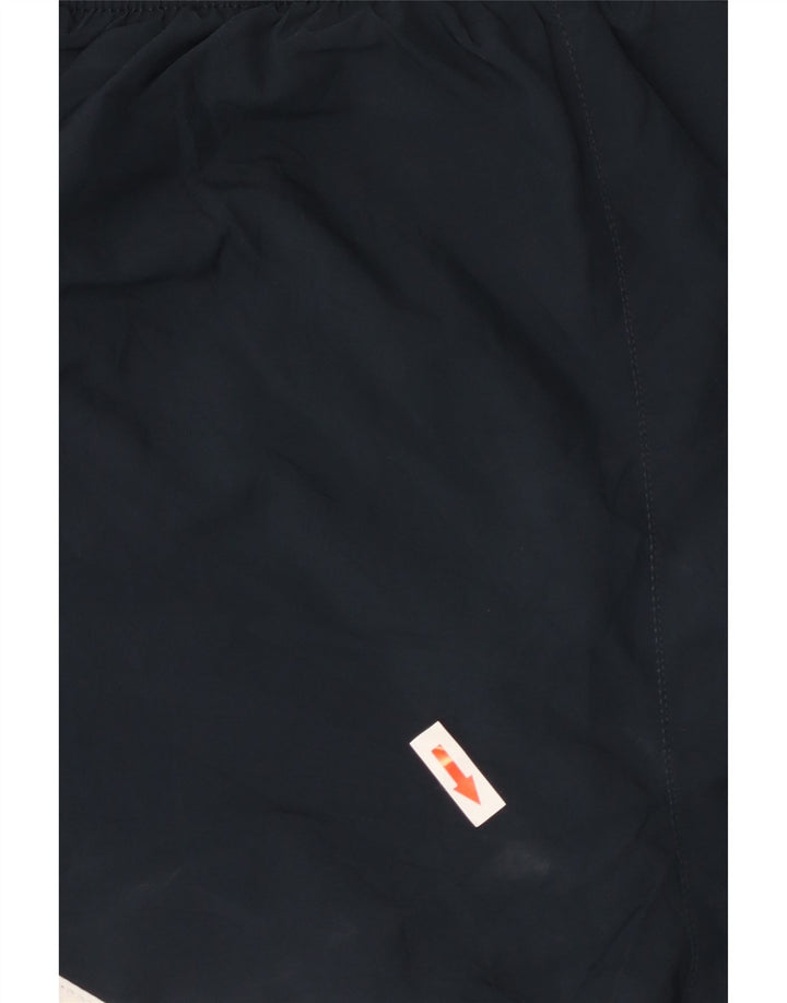 NIKE Womens Dri Fit Sport Shorts UK 14 Medium  Navy Blue Polyester