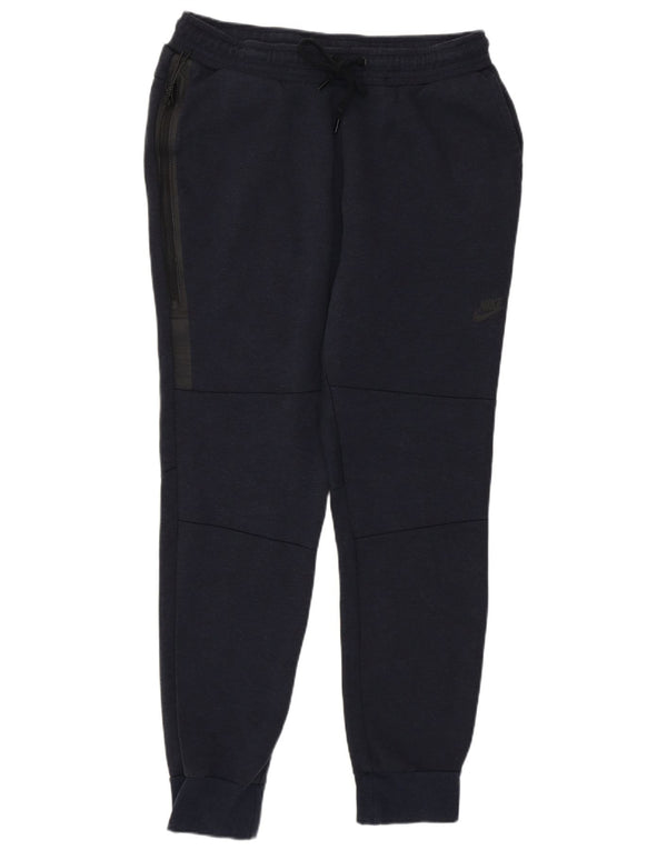 Nike Mens Tracksuit Trousers Joggers Large Navy Blue Cotton