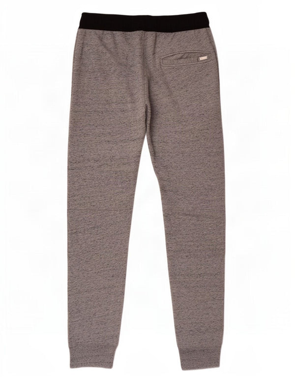 Diesel Mens Tracksuit Trousers Joggers Large Grey Colourblock Cotton