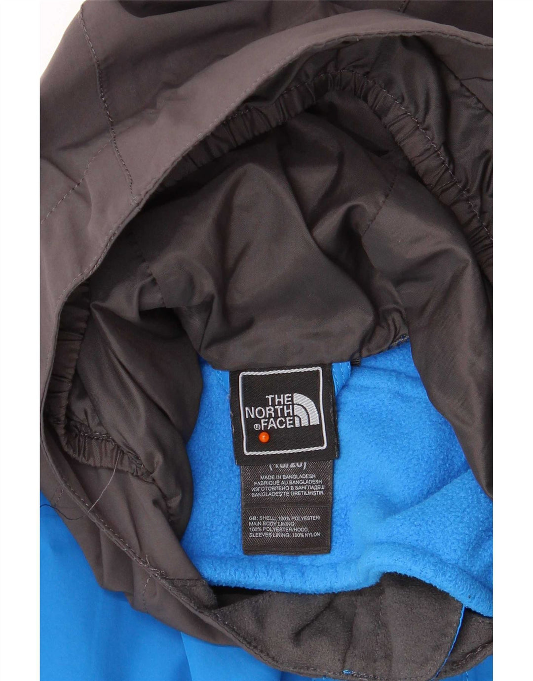 The North Face Boys Windbreaker Jacket 15-16 Years XL Blue Colourblock
