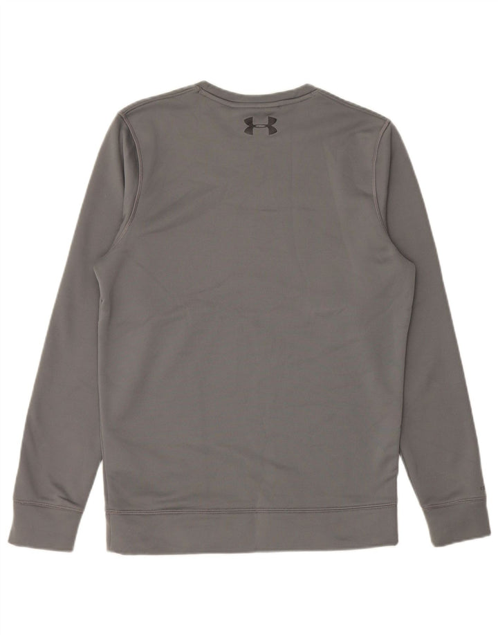 Under Armour Mens Cold Gear Sweatshirt Jumper XS Grey Polyester