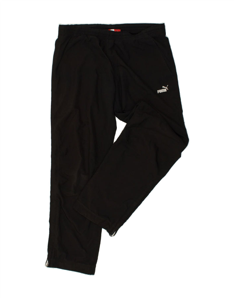 PUMA Mens Tracksuit Trousers Medium Black | Vintage Puma | Thrift | Second-Hand Puma | Used Clothing | Messina Hembry 