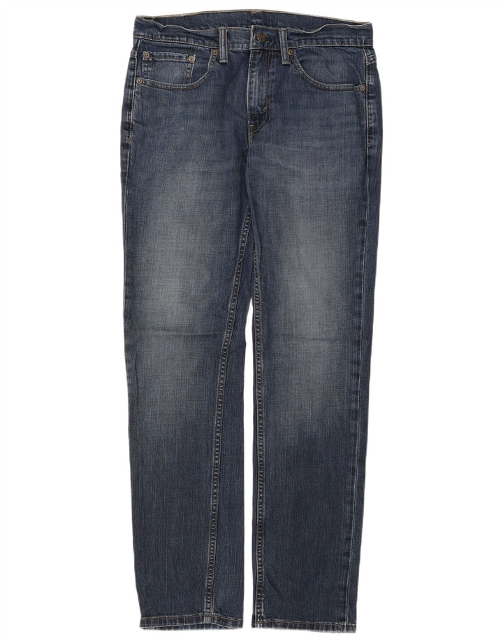 LEVI'S Mens 511 Slim Jeans W32 L32 Blue Cotton