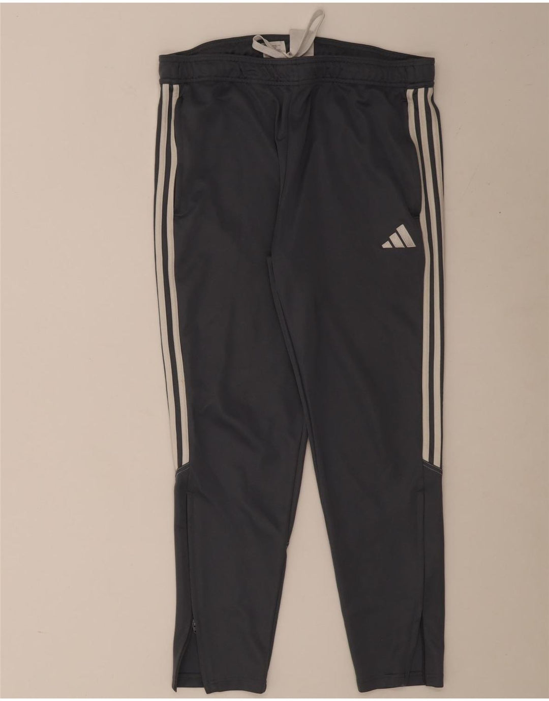 Adidas Mens Tracksuit Trousers XL Grey Polyester