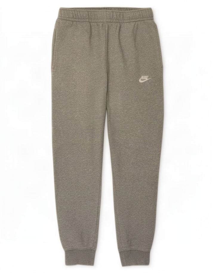 Nike Mens Tracksuit Trousers Joggers Medium Grey Cotton
