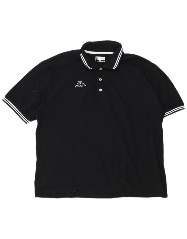 Kappa Mens Polo Shirt 4XL Black