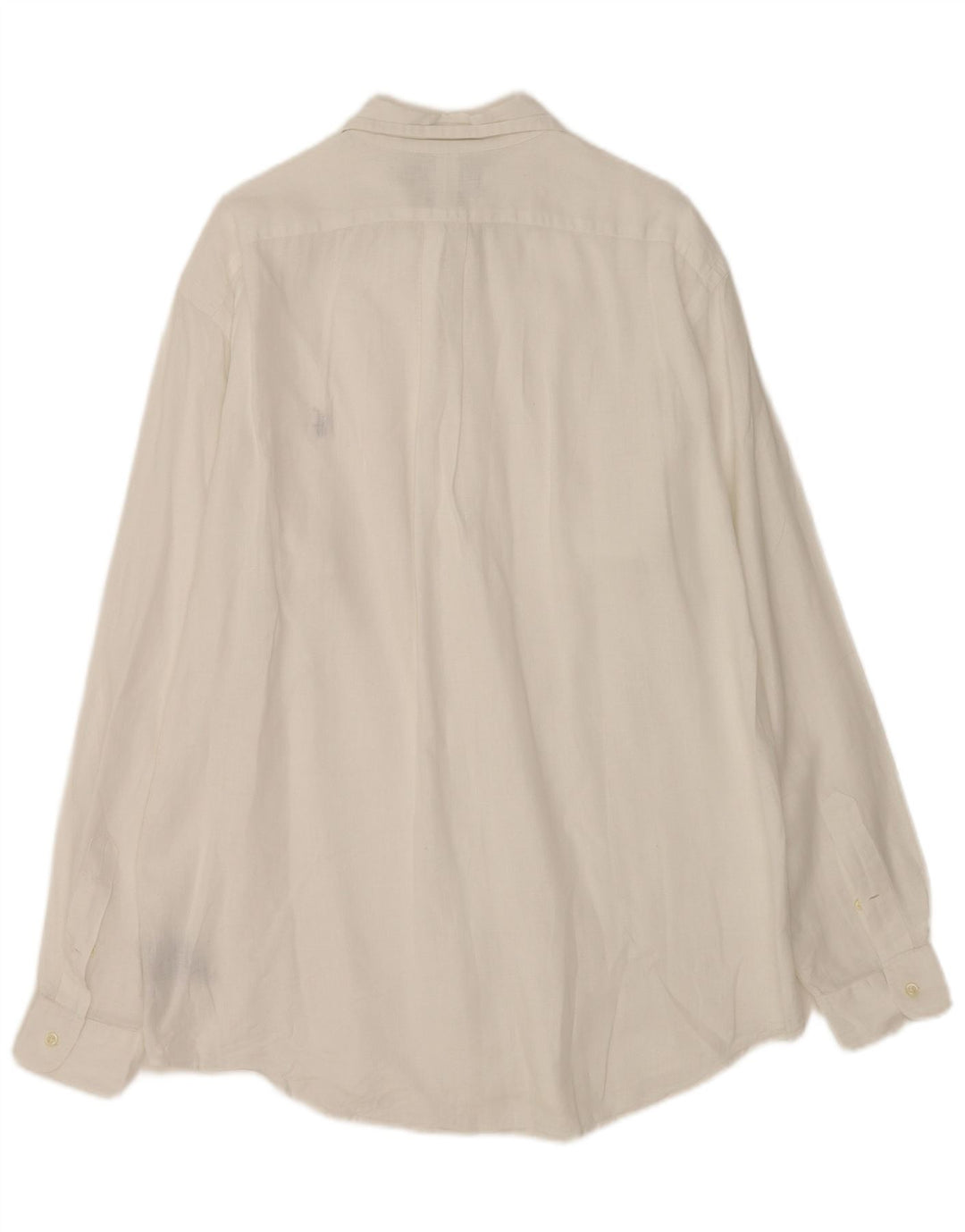 Polo Ralph Lauren Mens Ellington Shirt Large White Linen