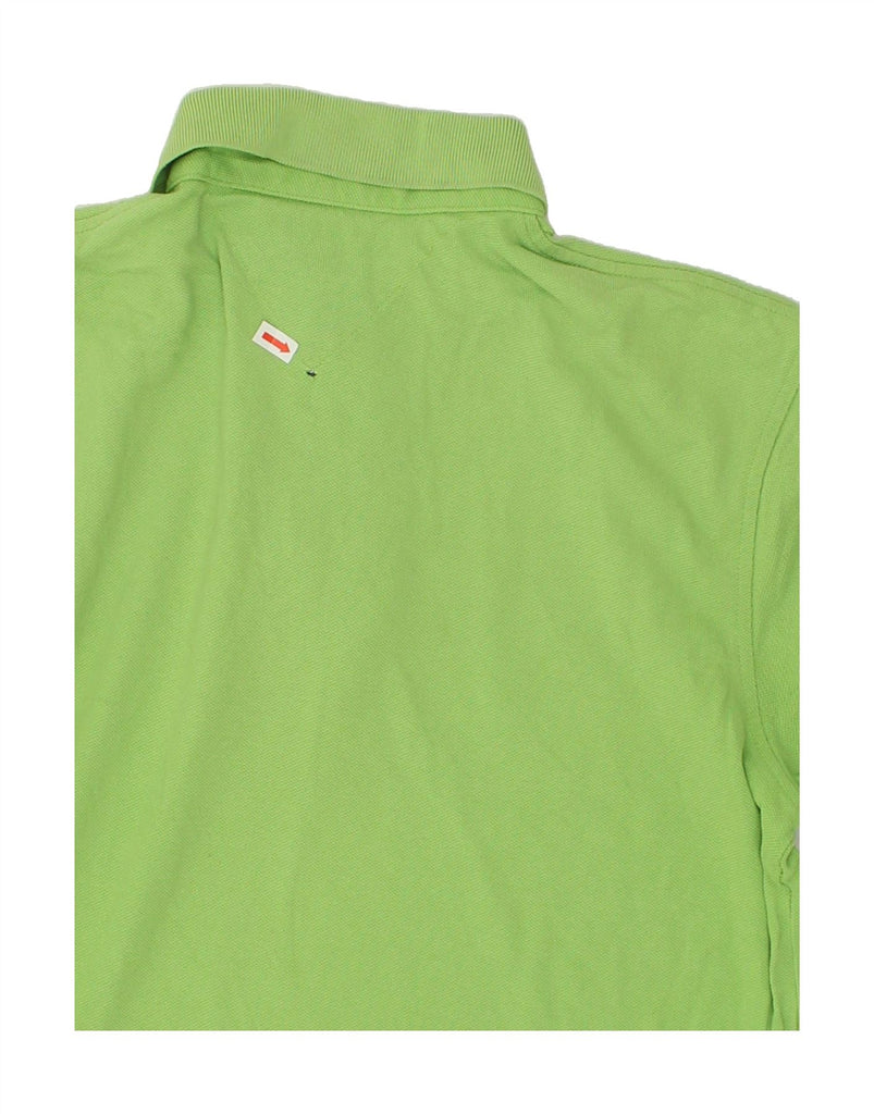 TOMMY HILFIGER Mens Polo Shirt Small Green Cotton | Vintage Tommy Hilfiger | Thrift | Second-Hand Tommy Hilfiger | Used Clothing | Messina Hembry 