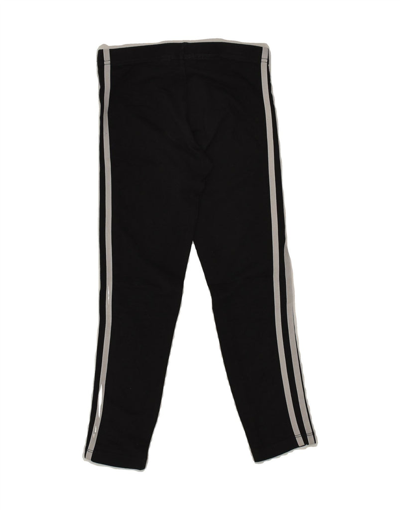 ADIDAS Girls Tracksuit Trousers 7-8 Years Black | Vintage Adidas | Thrift | Second-Hand Adidas | Used Clothing | Messina Hembry 