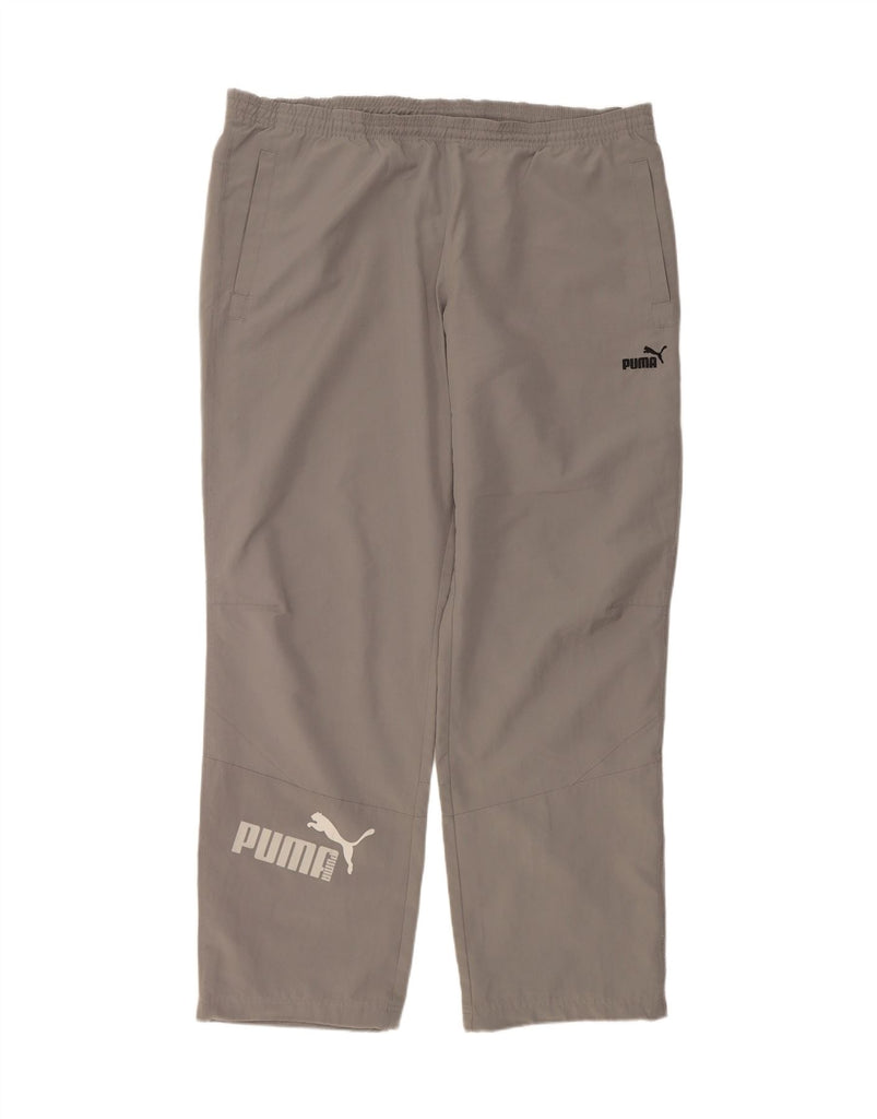 PUMA Mens Graphic Tracksuit Trousers XL  Grey Polyester Vintage Puma and Second-Hand Puma from Messina Hembry 