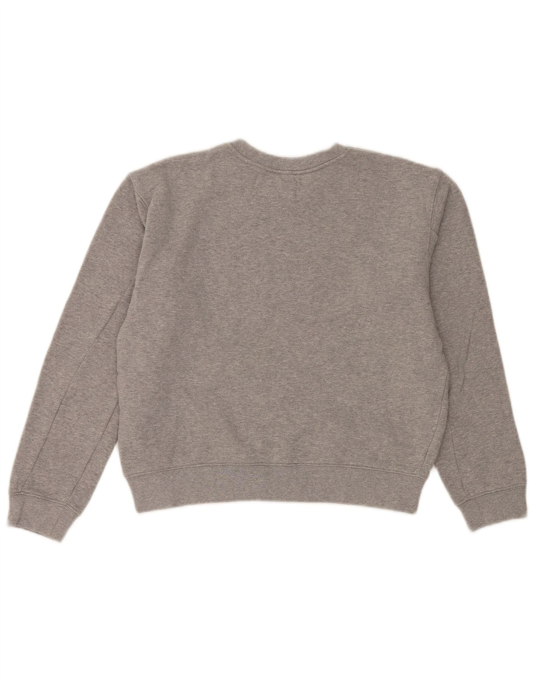 Replay Womens Graphic Oversized Sweatshirt Jumper UK 10 Small Grey Cotton