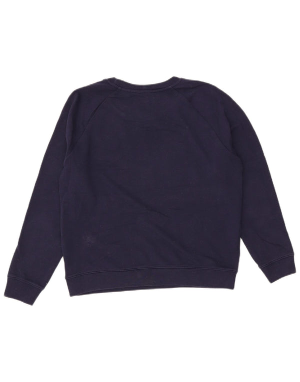 Levi's Womens Graphic Oversized Sweatshirt Jumper UK 10 Small Navy Blue