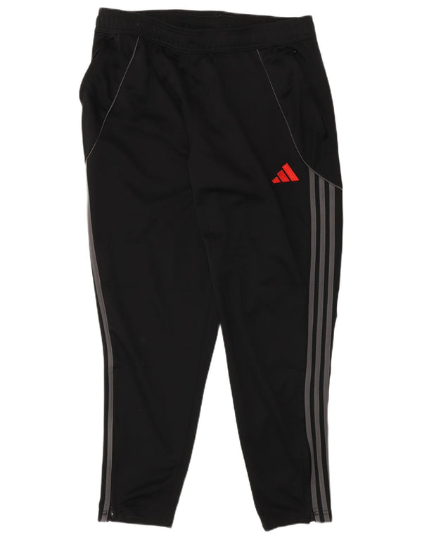 Adidas Mens Slim Fit Tracksuit Trousers Joggers XL Black Polyester