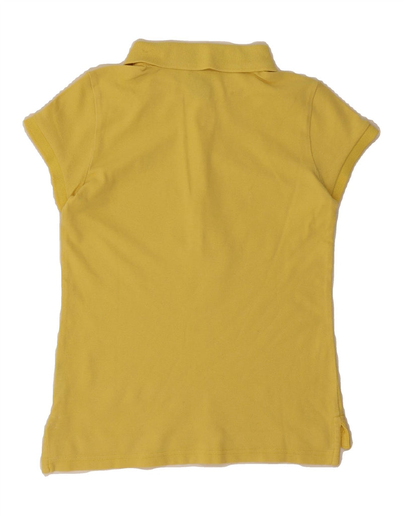RALPH LAUREN Girls Polo Shirt 12-13 Years Large  Yellow Cotton Vintage Ralph Lauren and Second-Hand Ralph Lauren from Messina Hembry 